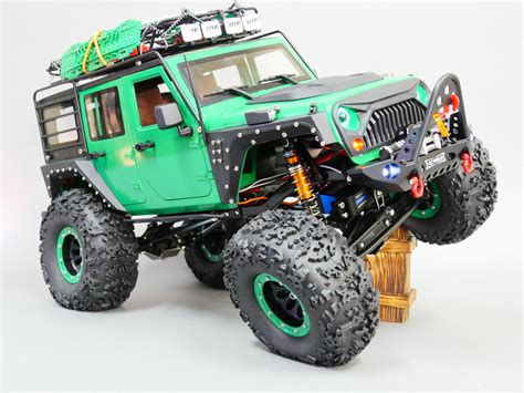 Custom Built 110 Rc Jeep Wrangler Rubicon 2 Speed Rock Crawler 84v