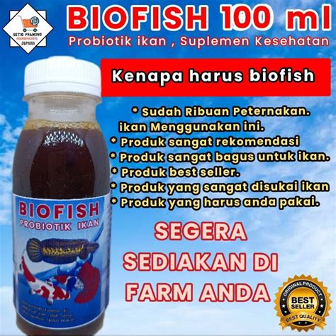 Jual Probiotik Ikan Biofish Ml Untuk Meningkatkan Kualitas Air Dan