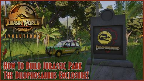 The Dilophosaurus Enclosure HOW TO BUILD JURASSIC PARK TUTORIAL