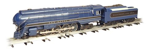 Williams Electric Trains B And O Royal Blue J Class 4 8 4 Engine And Tender Mib Ebay