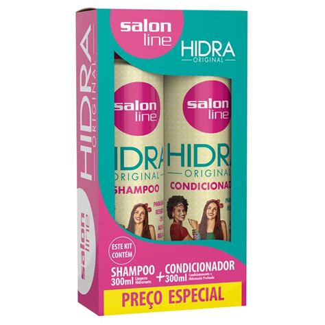 Kit Shampoo E Condicionador Hidra Original Salon Line Ml