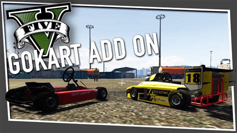 Gta V Go Kart Dlc Mod Add On Youtube