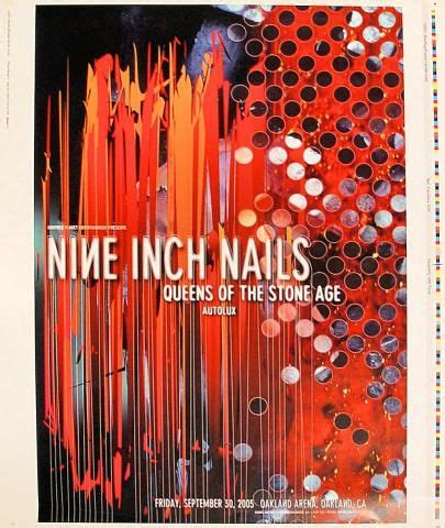 Nine Inch Nails Vintage Concert Proof From Oakland Coliseum Arena Nov