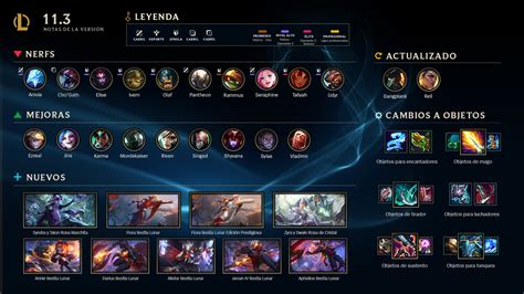 Las Notas Del Parche 113 De League Of Legends Codigoesports ― Codigoesports