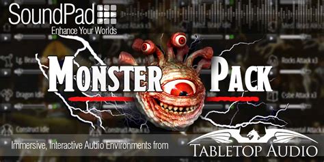 Monster Pack Soundpad Tabletop Audio