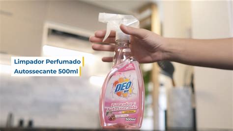 Limpador Perfumado Autossecante Deoline YouTube