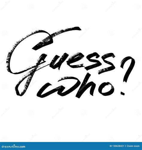 Guess Who Vector Illustration 3675802