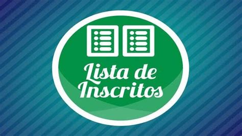 Notícia Lista de inscritos Processo Seletivo Simplificado