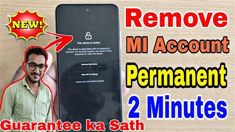 New Trick How To Remove Mi Account Permanently Active Mi Account