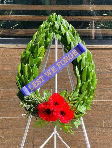 Buy Anzac Day Wreath Flowers From Only 149 Sarinas Florist