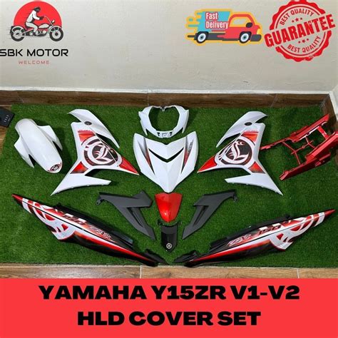 YAMAHA Y150ZR V1 V2 BATIK 13 78 BATIK PUTIH MERAH BWC1 RM7 BG COVER