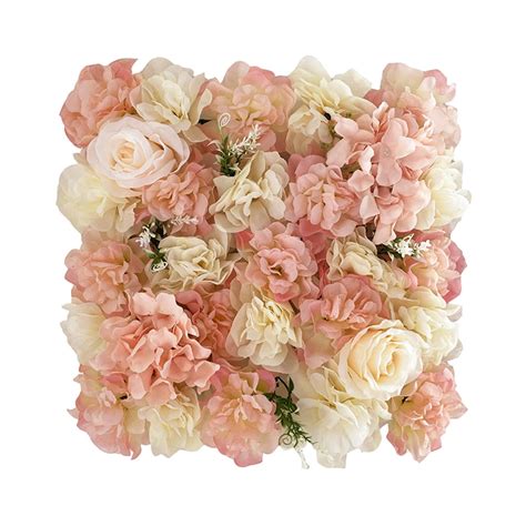 Artificial Rose Flower Wall Panel Wedding Bridal Baby Shower Party Diy