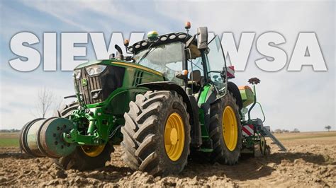 Wiosna Siew Owsa Gr Biesok John Deere R Amazone