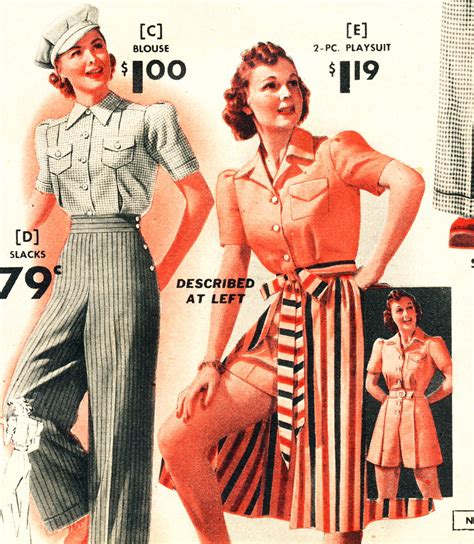 1940s Fashion What Did Women Wear In The 1940s Vintage Playsuit