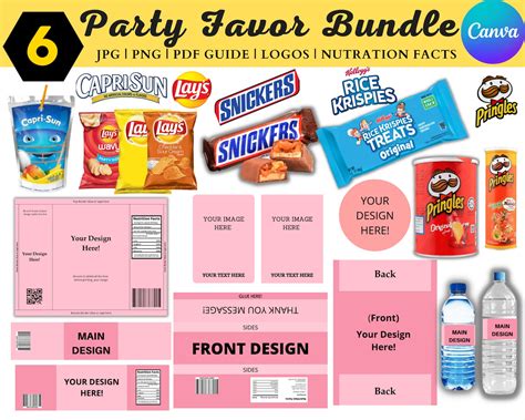 Printable Party Favors