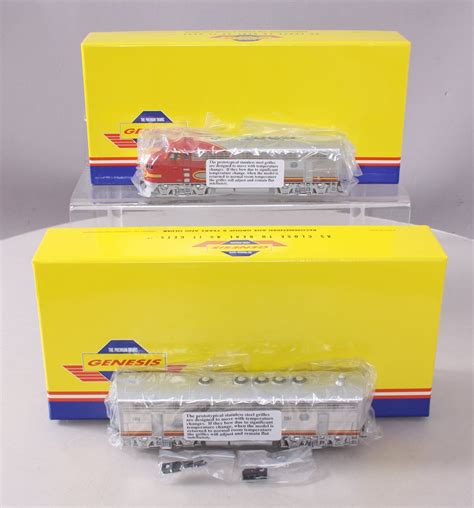 Athearn G1500a Ho Santa Fe F 7a And F 7b Diesel Locomotive Set Ln Box Ebay