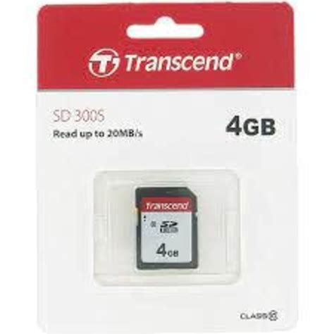 Transcend 4GB SD Memory Card Garland Camera Texas