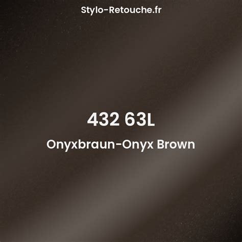 Stylo Retouche Opel L Onyxbraun Onyx Brown Stylo Retouche Fr