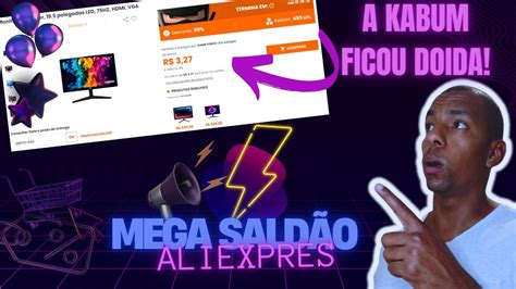 507 MEGA SALDÃO COMPREI UM MONITOR NA KABUM POR R 3 00 KKKKK