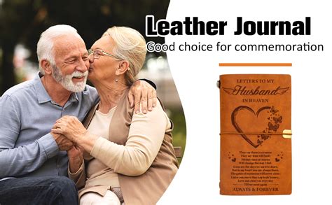 Memorial Ts For Loss Of Husband Letter To Husband In Heaven Leather Journal Sympathy Ts