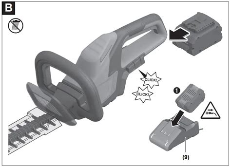 Bosch Ghe V Cordless Hedge Cutter Instruction Manual