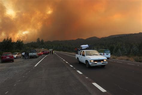 Ordenan Evacuar Tres Sectores En Coronel Debido Al R Pido Avance De