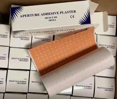 Medical Disposable Adhesive Surgical Tapes Perforated Zinc Oxide