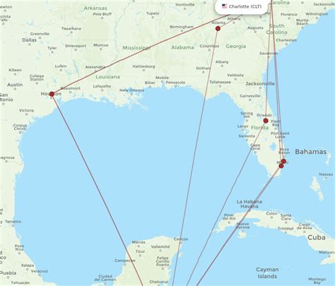 All Flight Routes From Charlotte To San Pedro Sula Clt To Sap Flight