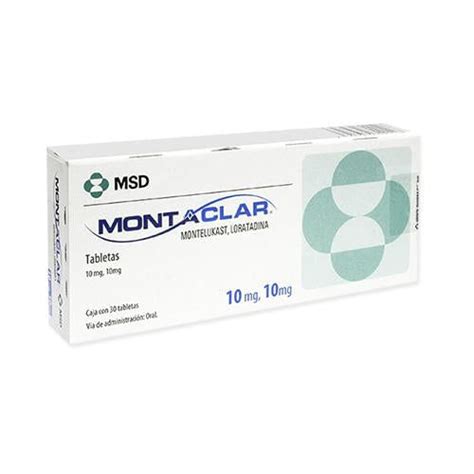 Montaclar 10 Mg 10 Mg 30 Tabletas Farmacias Klyns