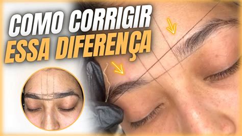 Design de Sobrancelhas Diferentes e Assimétricas YouTube