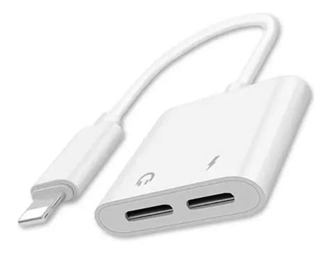 Adaptador Cabo Duplo Lightning IPhone Para Fone E Carregador