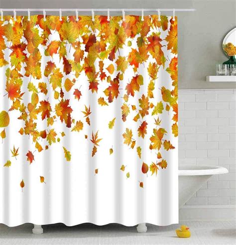 Autumn Leaves Shower Curtains 60 Koleksi Gambar