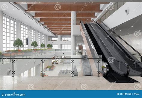 New Airport Terminal Design Stock Illustration - Illustration of ...