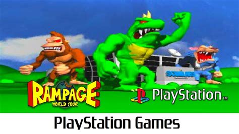 Rampage World Tour Quick Gameplay Playstation Youtube