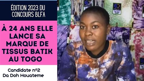 À 24 ans elle lance sa marque de tissus Batik au Togo YouTube