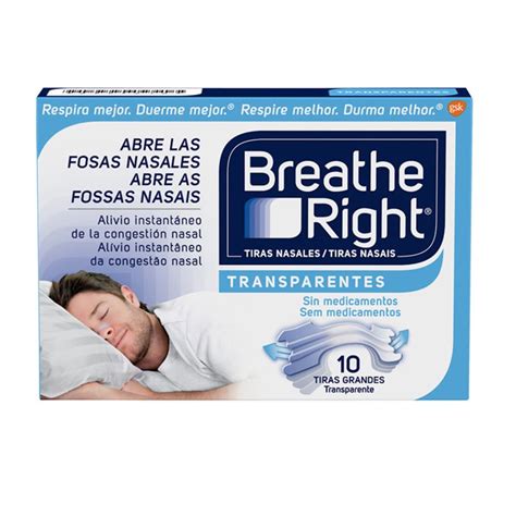 Breathe Right Tiras Nasales Antironquidos Para La Congesti N Nasal