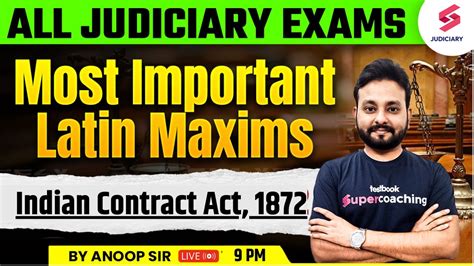 Most Important Legal Maxims For All Judiciary Exams Indian Contract