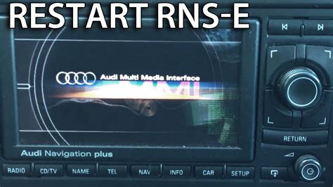 Jak Zrestartowa Rns E Navigation Plus Audi A A A Tt R Exeo