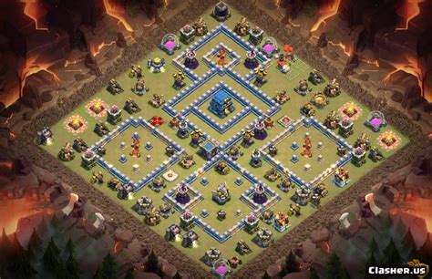 Town Hall Th War Trophy Base Anti Star V With Link