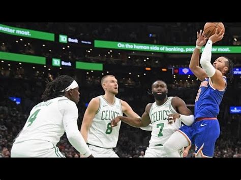 New York Knicks Vs Boston Celtics Full Game Highlights April