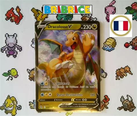 Carte Pokemon Dracolosse V Dragonite V Pok Mon Go Fr Eur