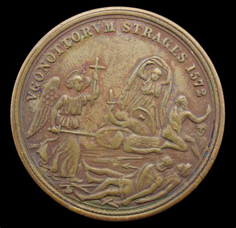 Italy 1572 Pope Gregory Xiii St Bartholomews Day Massacre 34mm Medal