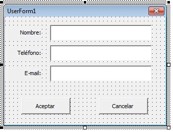 FORMULARIOS EN VBA