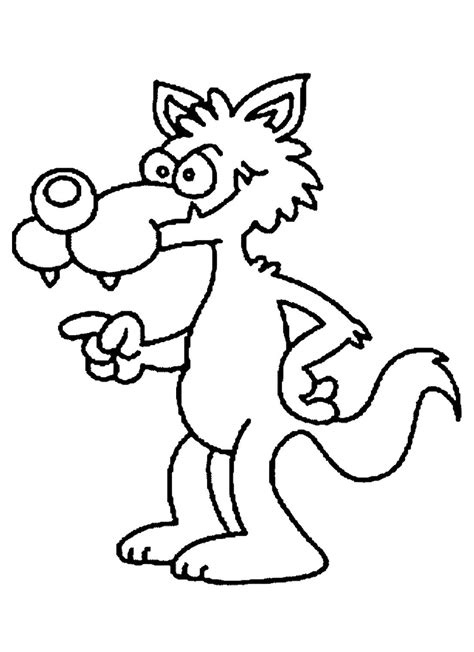 Coloring Pages Big Bad Wolf