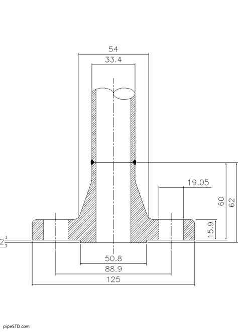 Welding Neck Flange Class 300 4 Inch Pipe Standard And Piping Information