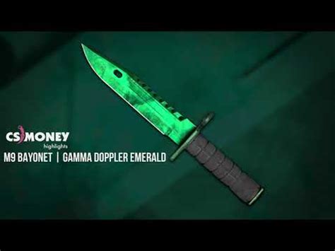 Cs Go M Bayonet Gamma Doppler Emerald Youtube