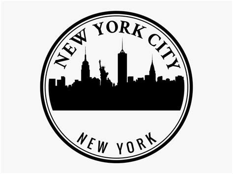 transparent  york skyline clipart nyc circle clipart hd png