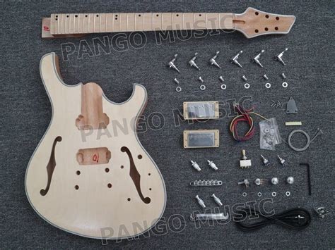 Pango Music Factory Semi Hollow Body Diy Electric Guitar Kit Pjs 330k China Guitar And