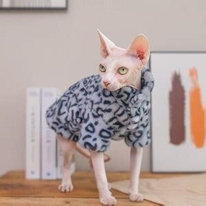 Sphynx Cat Faux Fur Coat Extra Warm Sphynx Jackets Sphynx Winter Coat ...