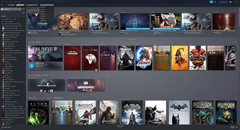 Steam S New Library Looks Far More Modern And It S Now Out For